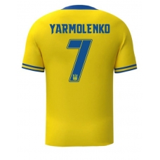 Футболка сборной Украины (основная) 2021-2024 (с картой Украины) Ярмоленко. Шорты в подарок! - фото 1
