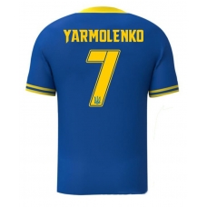 Футболка сборной Украины (выездная) 2021-2024 (с картой Украины) Ярмоленко - фото 1
