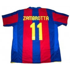 Ретро футболка Барселона 2007-2008 Дзамбротта (основная). Доставка ~ 2-3 недели. Топ-качество! - фото 1