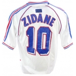 Ретро футболка сборной Франции 1998 Зидан (выездная). Топ-качество! Доставка ~ 2-3 недели!