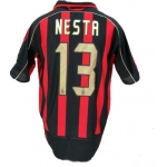 Ретро футболка Милан 2006-2007 Неста (основная). Топ-качество!