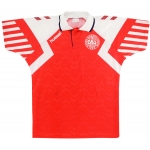 Ретро футболка сборной Дании 1992 (основная) Поульсен, Лаудруп, Йенсен и другие. Топ-качество! Доставка 3-4 недели