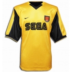 Ретро футболка Арсенал 1999-2000 (выездная) Бергкамп, Овермарс, Силвиньо и другие. Доставка ~ 2-3 недели. Топ-качество!