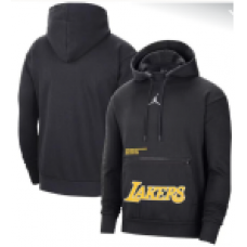 Баскетбольне флісове худі NBA-AJ (S, M, L, XL, 2XL) Lakers Black. Доставка 2-3тижні - фото 1