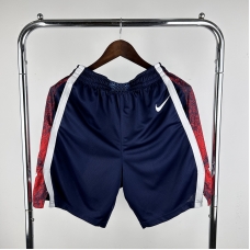 Баскетбольні шорти 2024 Олімпійські ігри команди США сині. Доставка ~4 тижні - фото 1